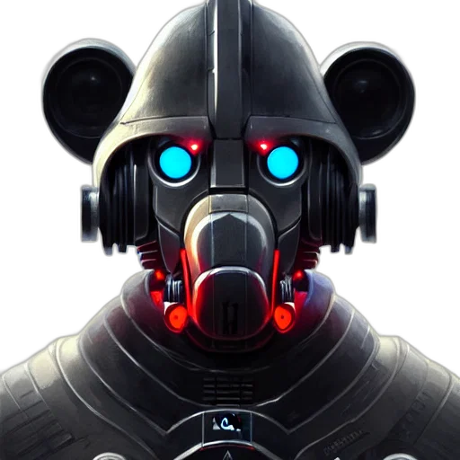 mask, robot, face, cyberpunk transparent PNG cut-out