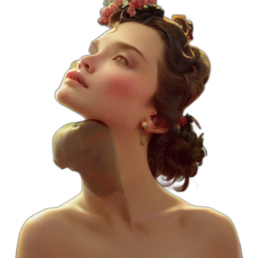 crown, face, jewelry, dress transparent PNG cut-out
