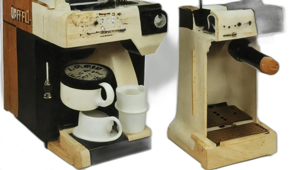 furniture, robot, 3d render, photorealistic, realistic, photo, coffe, machine transparent PNG cut-out