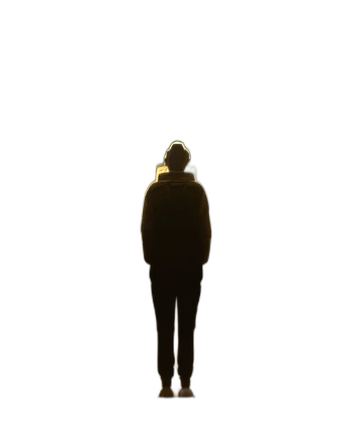 jacket, face, mask, hat transparent PNG cut-out