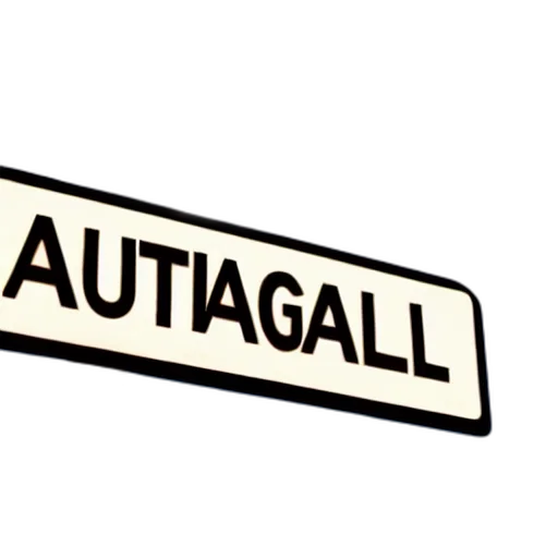 staff, car, photorealistic, sign, says, artificial, plagiarist transparent PNG cut-out