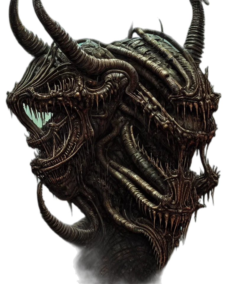 creature, dragon, mask, face transparent PNG cut-out