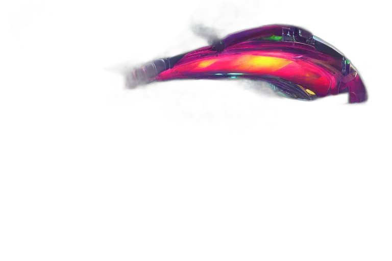 dragon, shoes, hat, creature, concept art, watercolor, 3d render, vaporwave transparent PNG cut-out