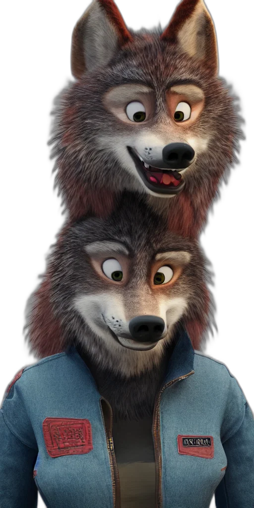 jacket, animal, face, creature transparent PNG cut-out