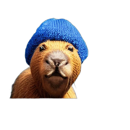 hat, animal, face, creature transparent PNG cut-out