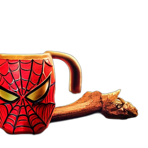 mask, weapon, dragon, 3d render, photorealistic, fantasy art, comic book art, closeup transparent PNG cut-out