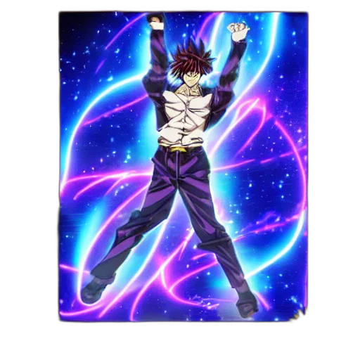 concept art, outer space, anime, fighter transparent PNG cut-out