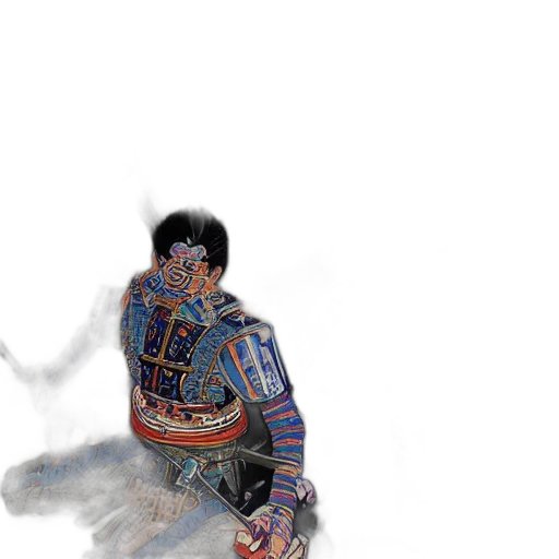 jacket, mask, robot, face, photorealistic, 3d render, concept art, pixel art transparent PNG cut-out