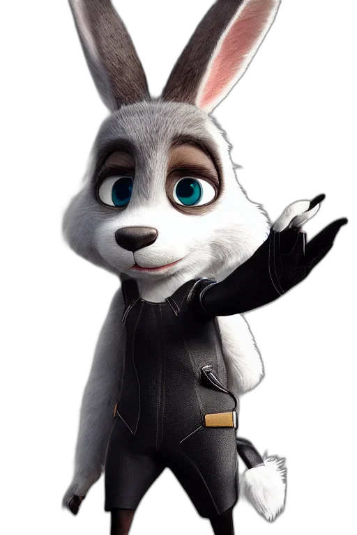 staff, jacket, animal, 3d render transparent PNG cut-out