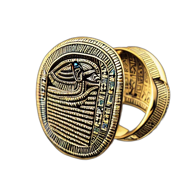 jewelry, photo, egyptian, ring, high, detail, studio, black transparent PNG cut-out