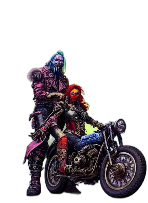 jacket, comic book art, concept art, cyberpunk transparent PNG cut-out