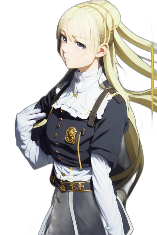 staff, crown, sword, dress, anime, fantasy art, concept art, pixel art transparent PNG cut-out