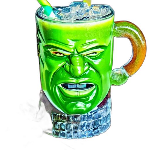 face, bottle, 3d render, photorealistic transparent PNG cut-out