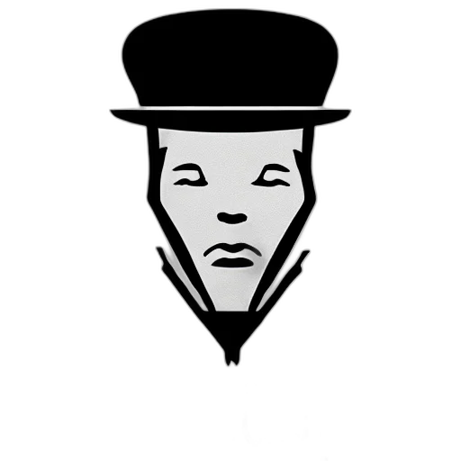 face, hat, staff, cartoon transparent PNG cut-out