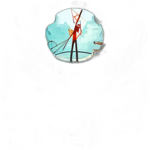 umbrella, staff, jacket, creature transparent PNG cut-out