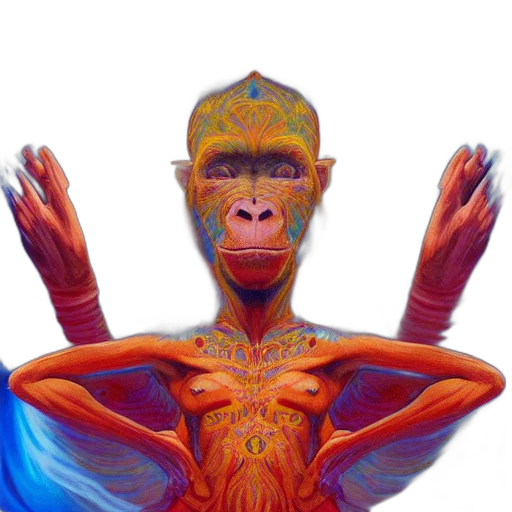 creature, mask, animal, face transparent PNG cut-out