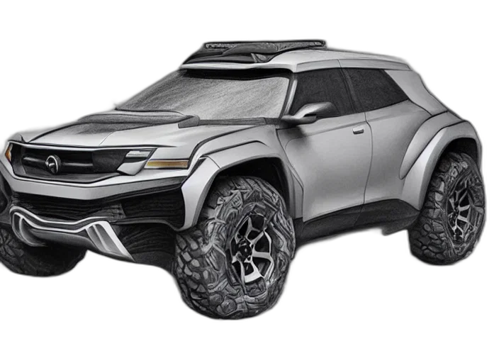 car, 3d render, concept art, photorealistic, concept, non, coloring, pencil transparent PNG cut-out