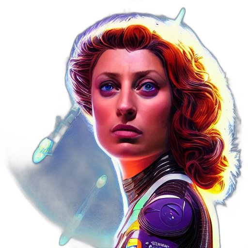 robot, face, concept art, comic book art transparent PNG cut-out
