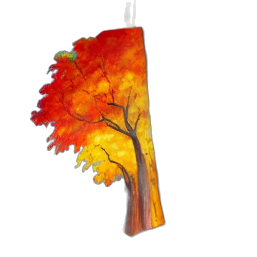 tree, umbrella, staff, photorealistic transparent PNG cut-out