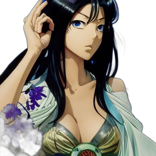 jewelry, dress, anime, fantasy art transparent PNG cut-out
