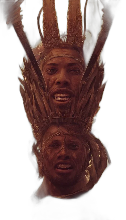 mask, face, crown, dragon transparent PNG cut-out