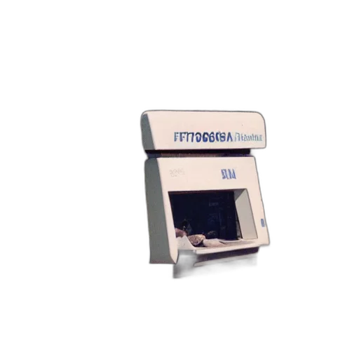 robot, furniture, 3d render, old transparent PNG cut-out