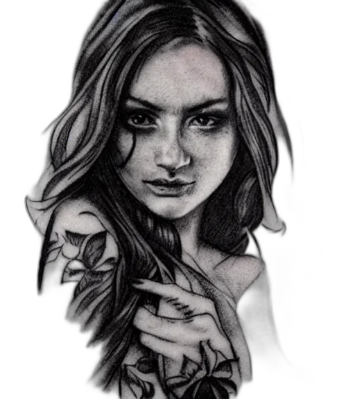 face, pencil sketch, comic book art, photorealistic transparent PNG cut-out
