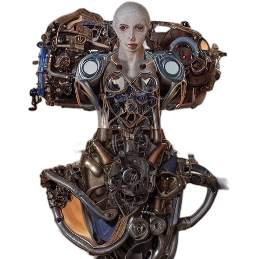 robot, weapon, jewelry, dress transparent PNG cut-out