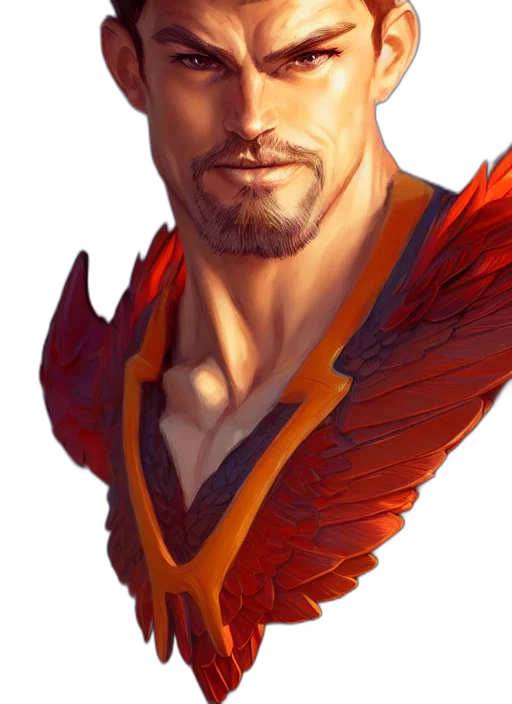 dragon, face, mask, staff, fantasy art, photorealistic, concept art, comic book art transparent PNG cut-out