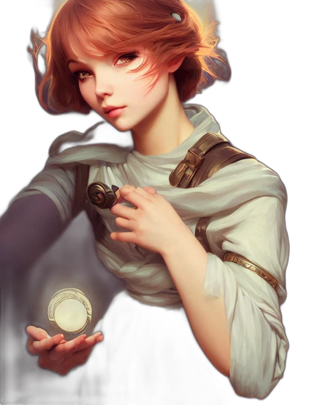 staff, jewelry, face, robot, fantasy art, concept art, photorealistic, anime transparent PNG cut-out