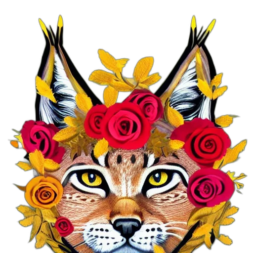 flower, jewelry, crown, mask transparent PNG cut-out