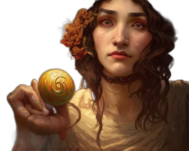 fantasy art, concept art, photorealistic, oil painting transparent PNG cut-out