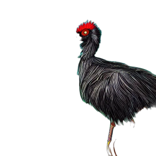 animal, creature, crown, hair transparent PNG cut-out