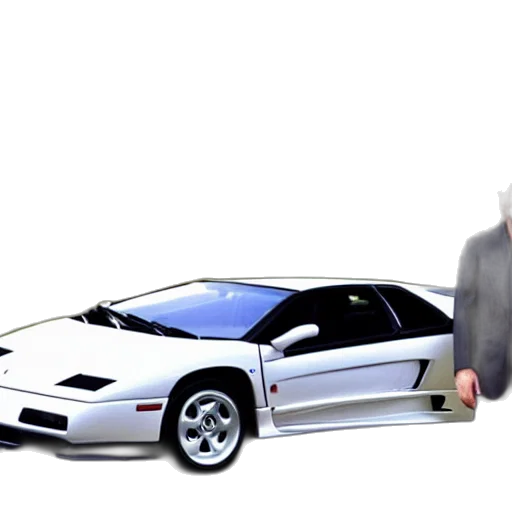 car, vaporwave, 3d render, concept art transparent PNG cut-out
