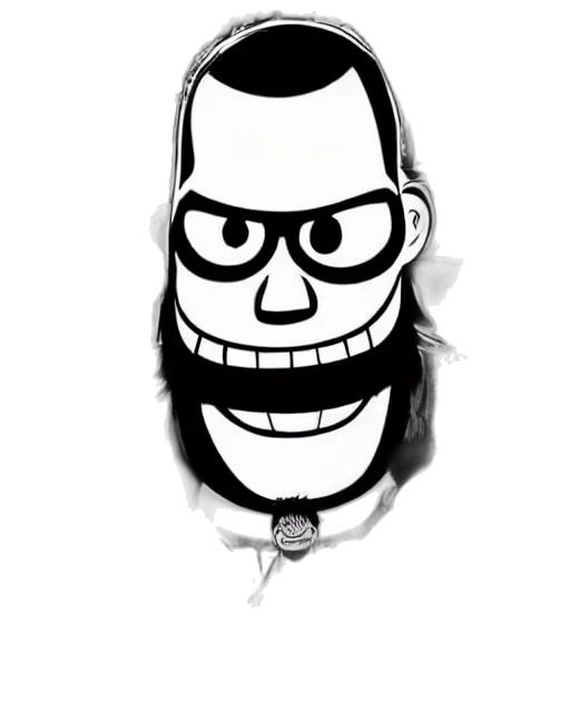 face, staff, mask, cartoon transparent PNG cut-out