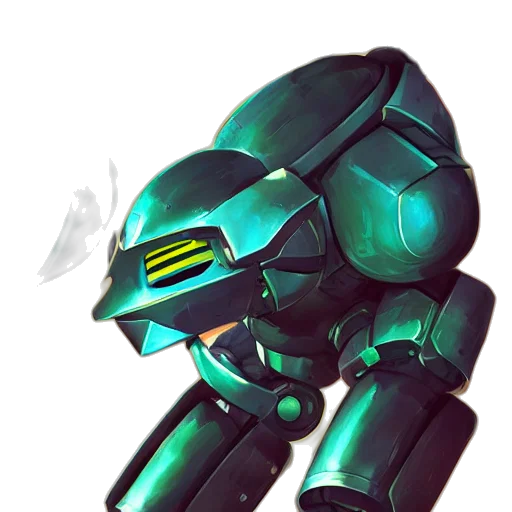 robot, weapon, concept art, cyberpunk transparent PNG cut-out