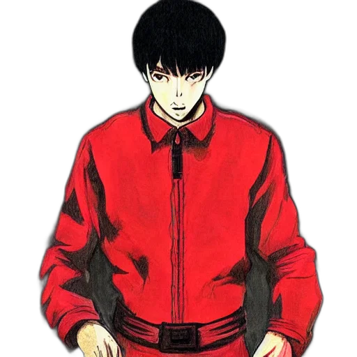 jacket, staff, animal, weapon transparent PNG cut-out