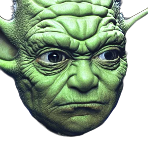 face, mask, staff, creature transparent PNG cut-out