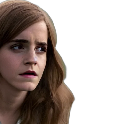 face, hair, photorealistic, concept art transparent PNG cut-out