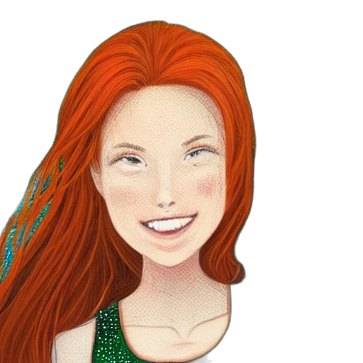 face, jewelry, cartoon, fantasy art, photorealistic, pixel art, green, portrait transparent PNG cut-out
