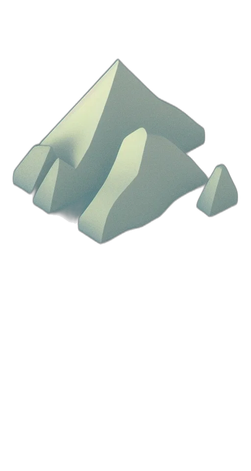 hat, mask, crown, weapon, 3d render, concept art, vaporwave, pixel art transparent PNG cut-out