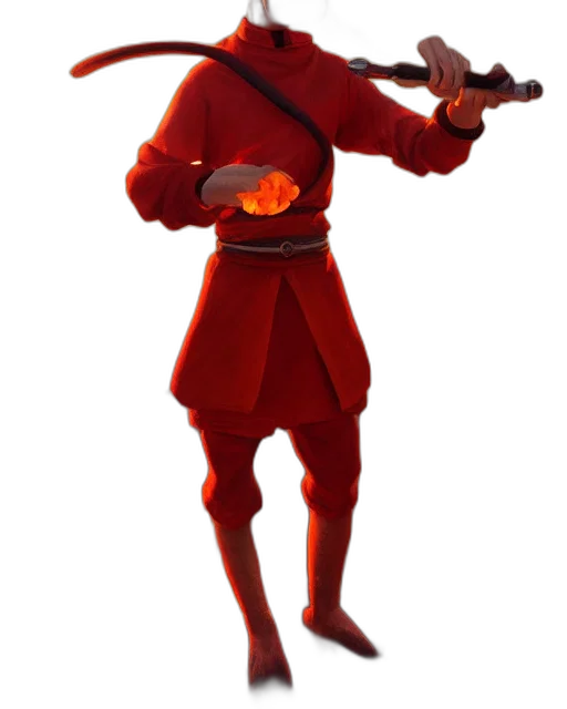 staff, weapon, sword, mask, concept art, 3d render, fantasy art, pixel art transparent PNG cut-out