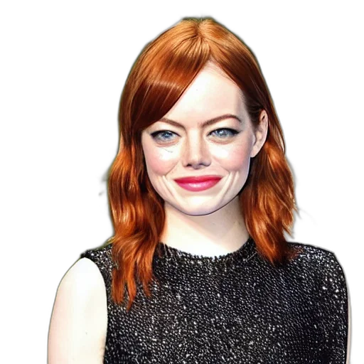 face, hair, dress, staff transparent PNG cut-out