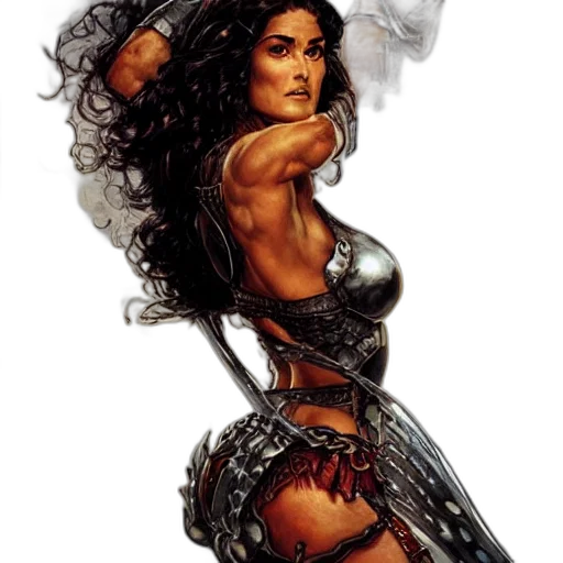 comic book art, fantasy art, concept art, photorealistic transparent PNG cut-out