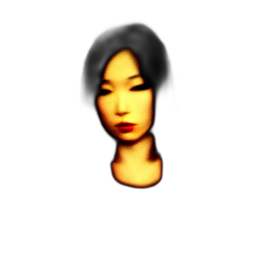 face, staff, mask, hair transparent PNG cut-out