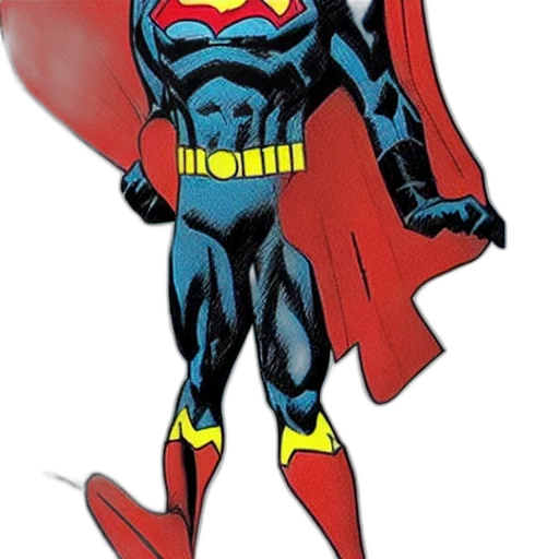 comic book art, concept art, cartoon, batman transparent PNG cut-out