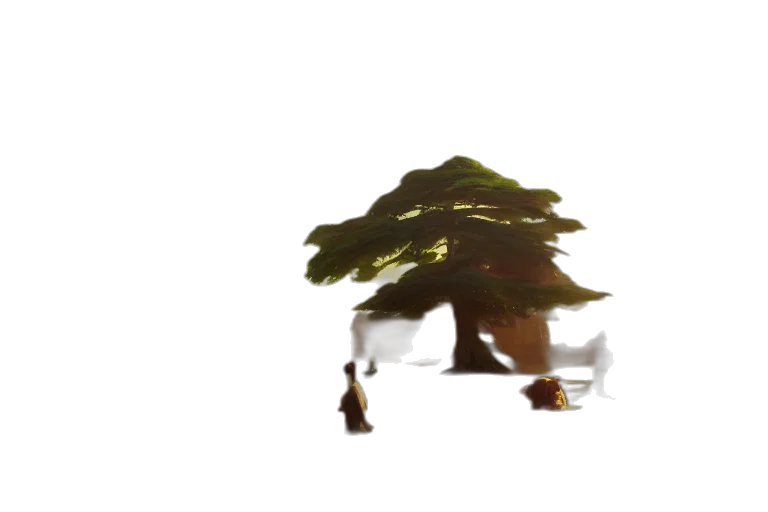 tree, creature, crown, animal transparent PNG cut-out