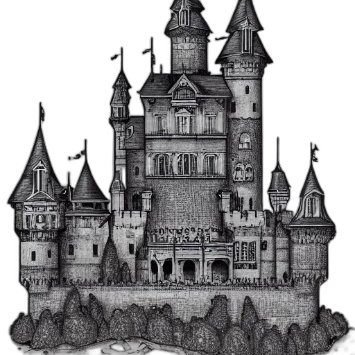 building, crown, staff, furniture transparent PNG cut-out