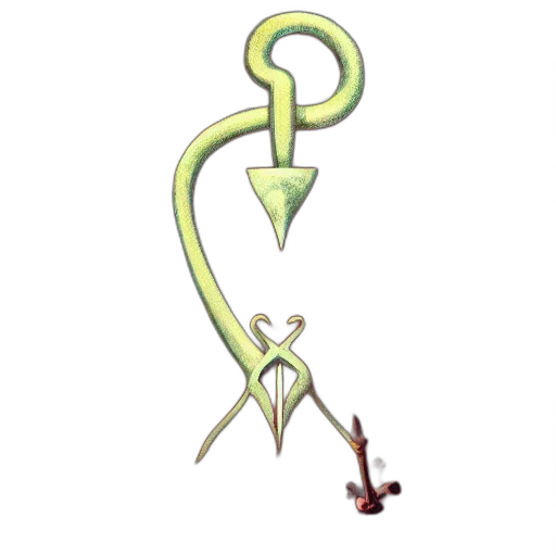 staff, sword, weapon, jewelry transparent PNG cut-out