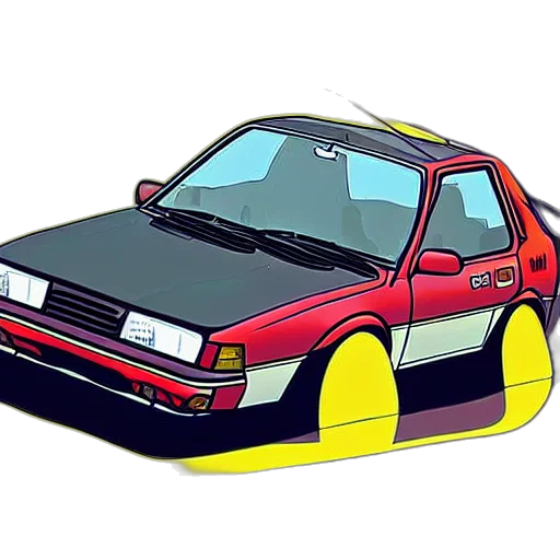 car, weapon, concept art, photorealistic transparent PNG cut-out
